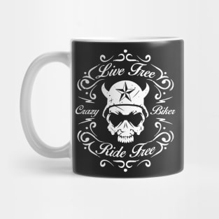 BIKER - LIVE FREE RIDE FREE Mug